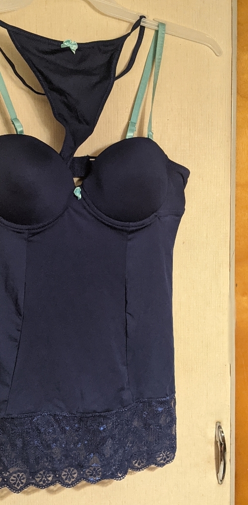 Rampage intimates blue/green sleepwear size L
